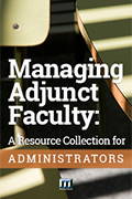 Books on Managing Adjunct Faculty: A Resource Collection for Administrators