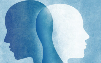 illustration-of-two-silhouette-faces-facing-opposite-directions