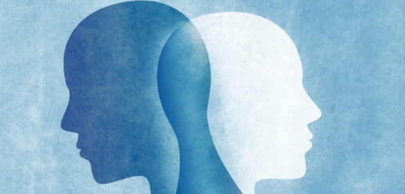illustration-of-two-silhouette-faces-facing-opposite-directions
